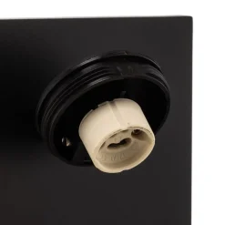 Arcchio spotlight Brinja, sort, metal, USB-C, afbryder