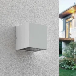 Arcchio Tassnim udendørs væglampe hvid 2-lys