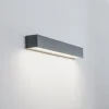 Arcchio udendørs LED-væglampe Lengo, 50 cm, 1 lyskilde, grå, CCT
