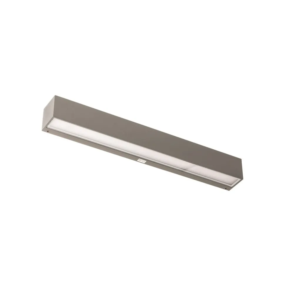 Arcchio udendørs LED-væglampe Lengo, 50 cm, 1 lyskilde, grå, CCT