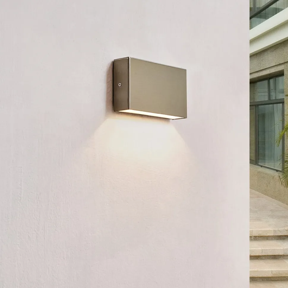 Arcchio udendørs LED-væglampe Karline, 530 lm, stål, IP65