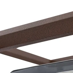 Arcchio udendørs væglampe Ismera, rustfarvet, IP65, glas, E27
