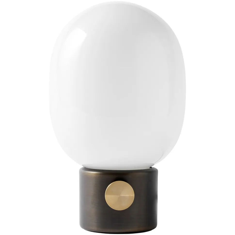 Audo JWDA bordlampe, bruneret messing
