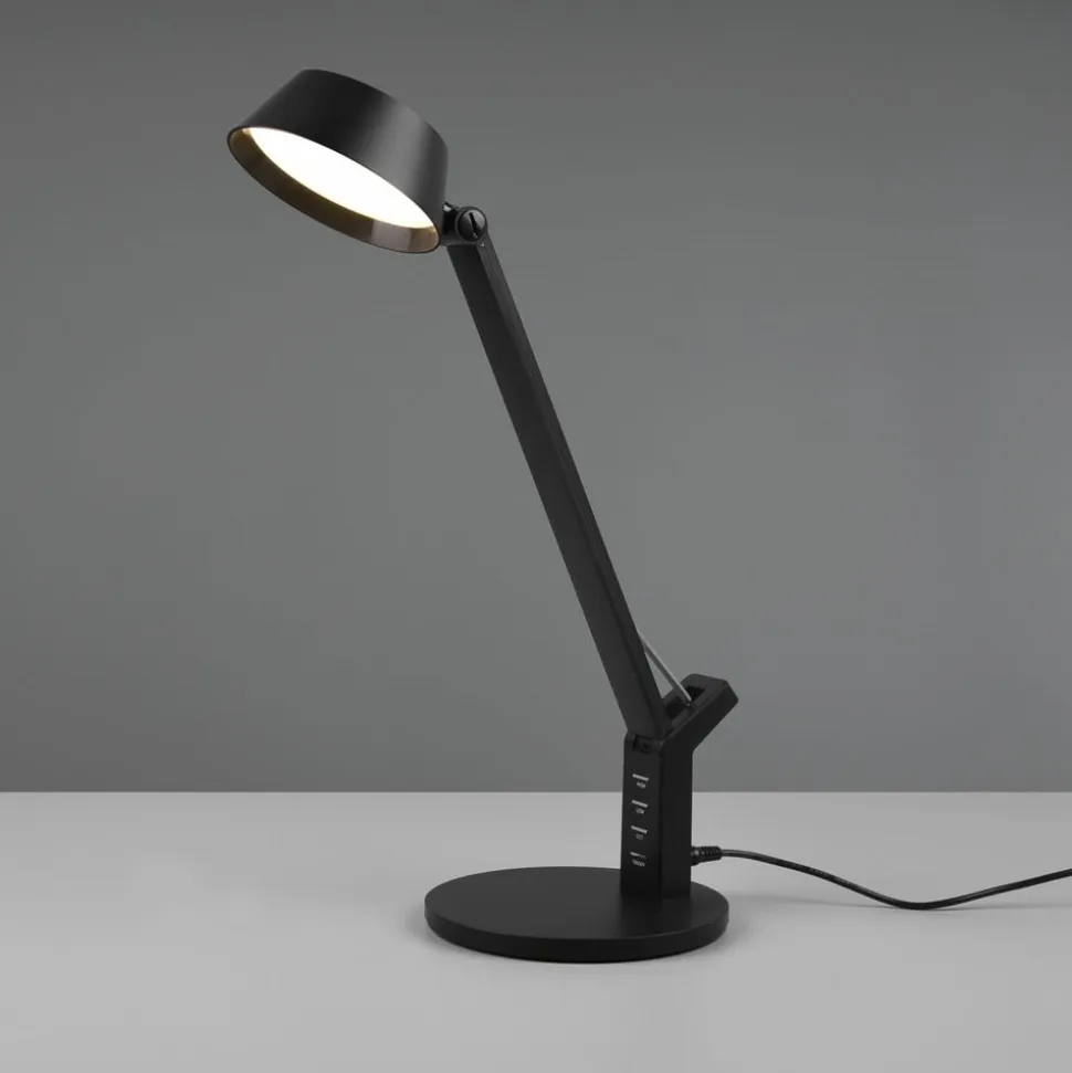Ava LED-bordlampe med dæmperfunktion, sort