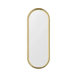 AYTM Angui-spejl, guldfarvet, højde 78 cm, glas, stål