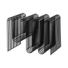 AYTM Curva magasinholder, sort, bredde 40 cm, stål