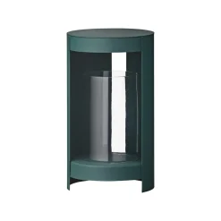 AYTM lygte Ora, mørkegrøn, højde 28,2 cm, glas, aluminium