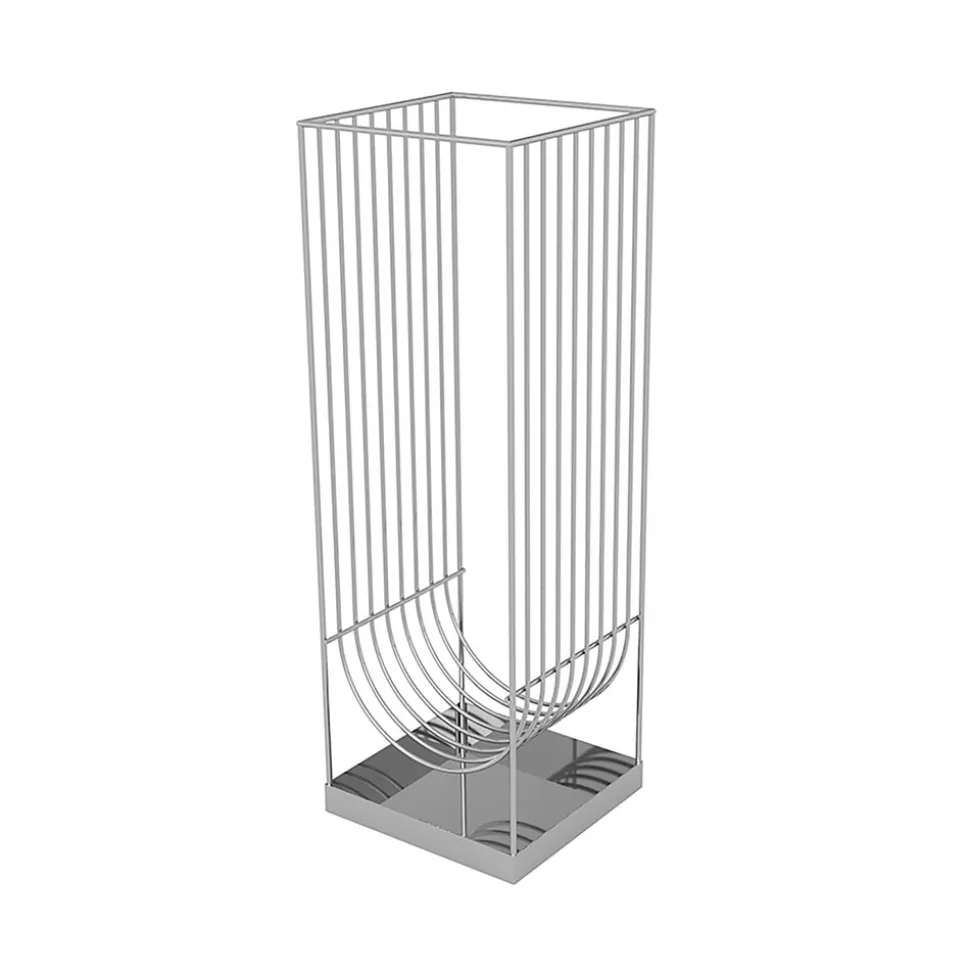 AYTM-paraplyholder Curva, sølv, højde 56 cm, stål