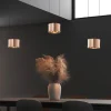BANKAMP Impulse LED-hængelampe 3 lyskilde roséguld