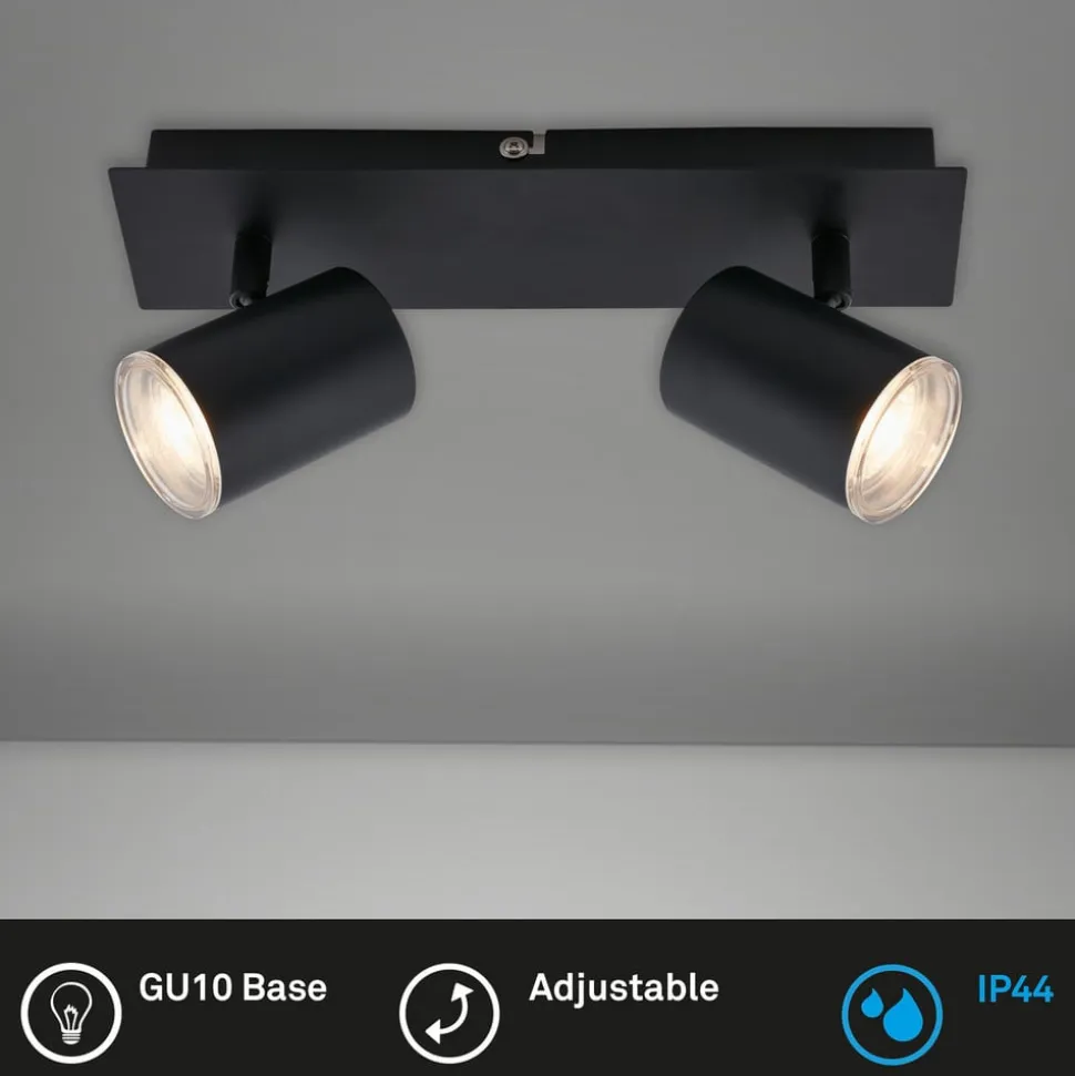 Banyo Splash loftspot, GU10 IP44, 2 lyskilder