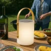 Bari LED-akku-lampe, solar, fjernbetjening