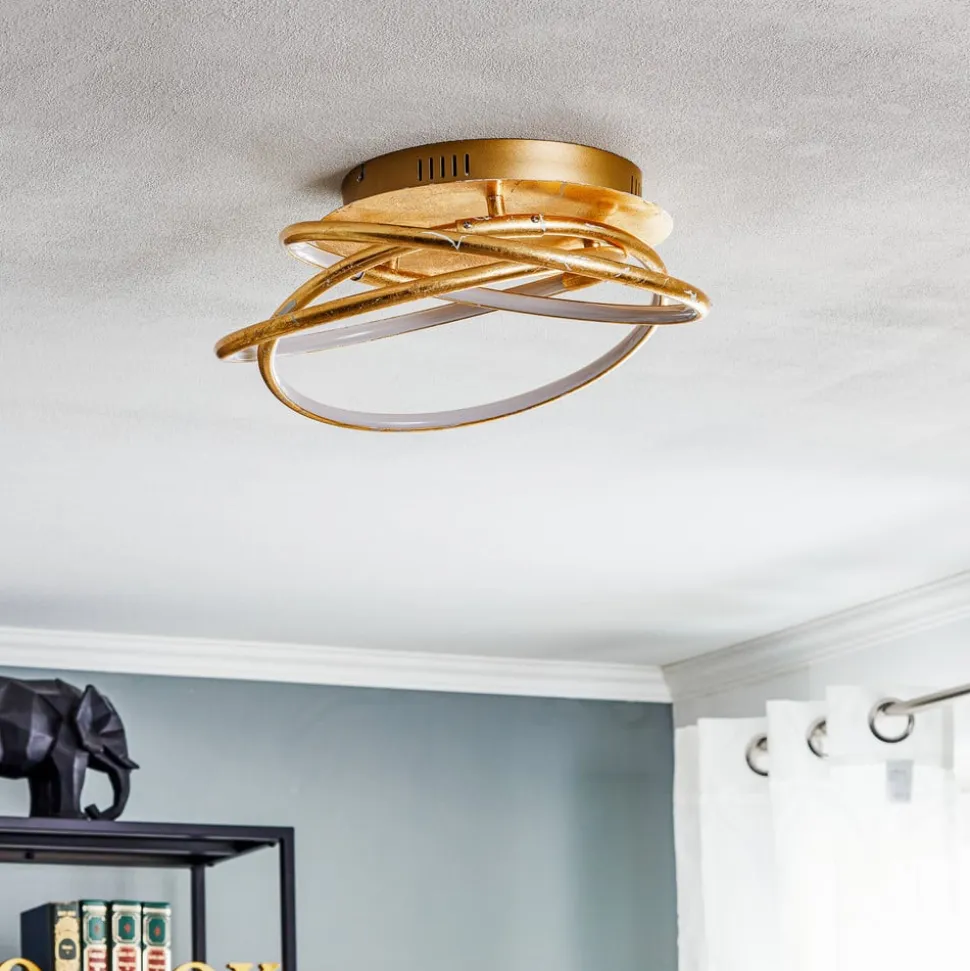Barna - en gylden designet LED loftlampe