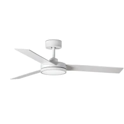 Barth LED-loftventilator med lys, hvid