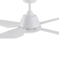 Beacon LED-loftventilator Aria hvid lydløs 122 cm