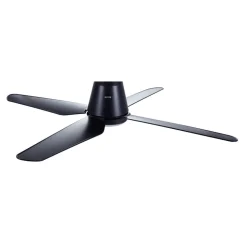 Beacon LED-loftventilator Aria CTC, sort, 122 cm, støjsvag
