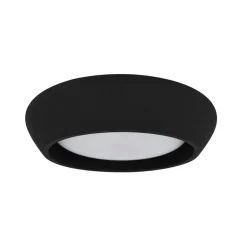 Beacon loftlampe Fjord, sort, gips, Ø 28 cm, GX53