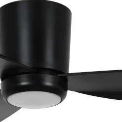 Beacon loftventilator med lys Array sort 137 cm støjsvag