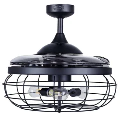 Beacon loftventilatorlampe Fanaway Industri sort lydløs