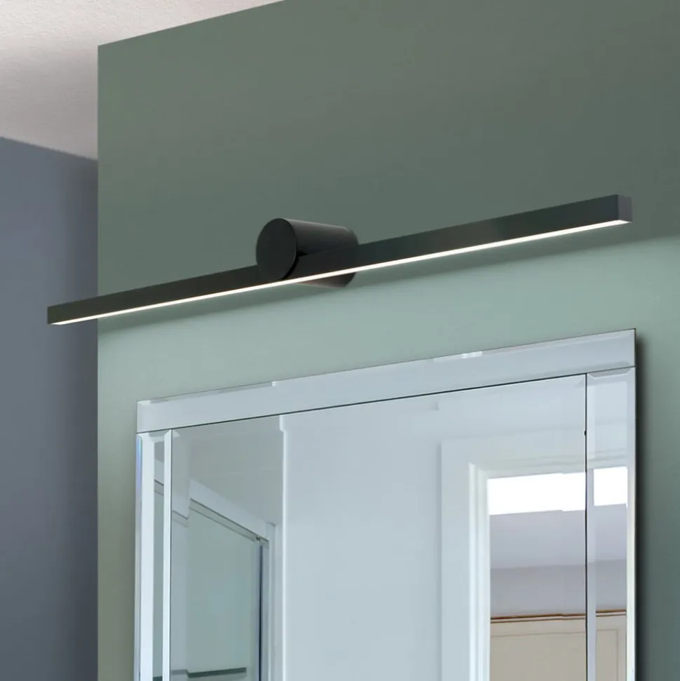 Beauty LED-spejlbelysning, bredde 101 cm, sort