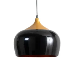 Berceste 212-S hængelampe Ø30cm sort/guld