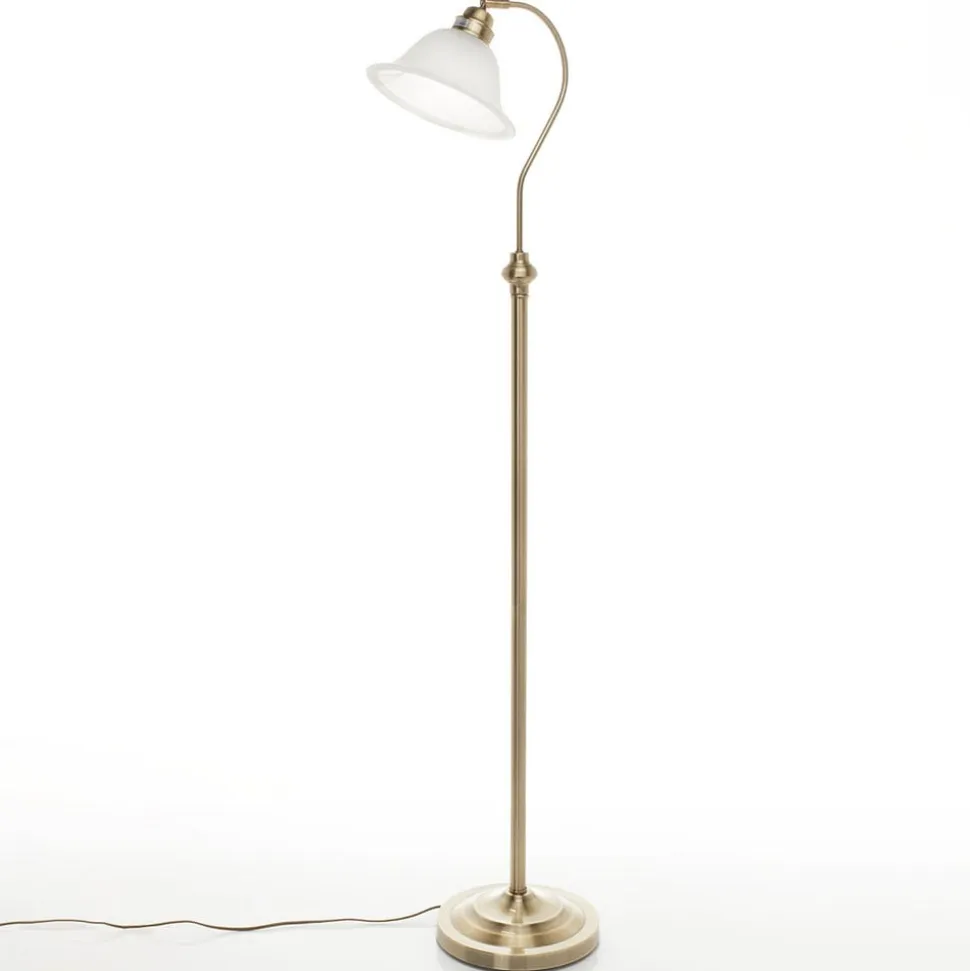 BJANE fortryllende gulvlampe, patineret messing
