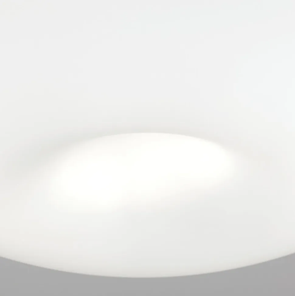 Blanc loftlampe, opalglas, mat nikkel