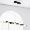 Blaze LED-pendel, CCT, dæmpbar, messing