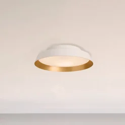 Boop! LED udendørs loftlampe Ø37cm hvid/guld