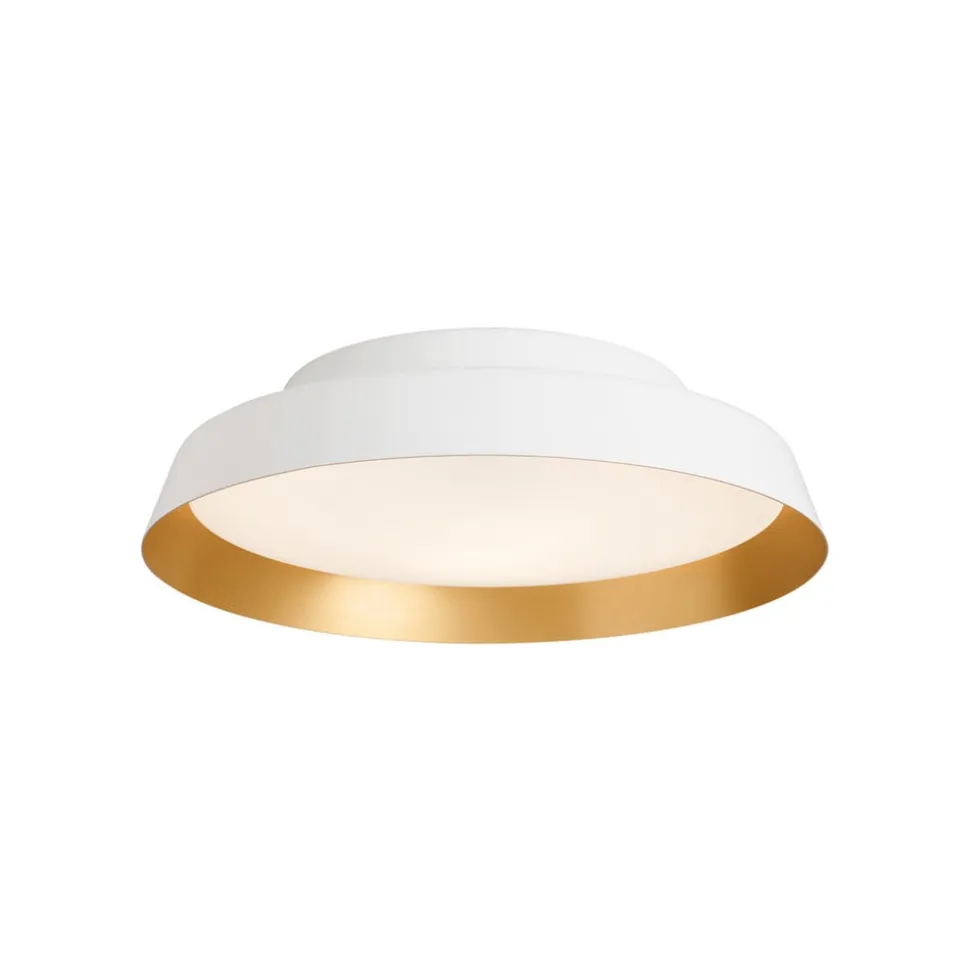 Boop! LED udendørs loftlampe Ø37cm hvid/guld
