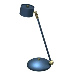 Bordlampe Arena i blå og guld