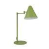 Bordlampe Cosima, grøn, højde 50 cm, metal
