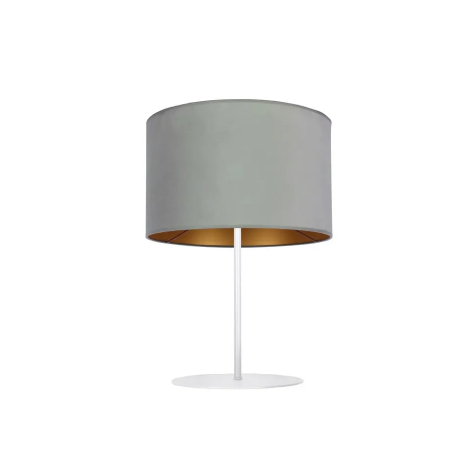 Bordlampe Golden Roller højde 30 cm mintgrøn/guld