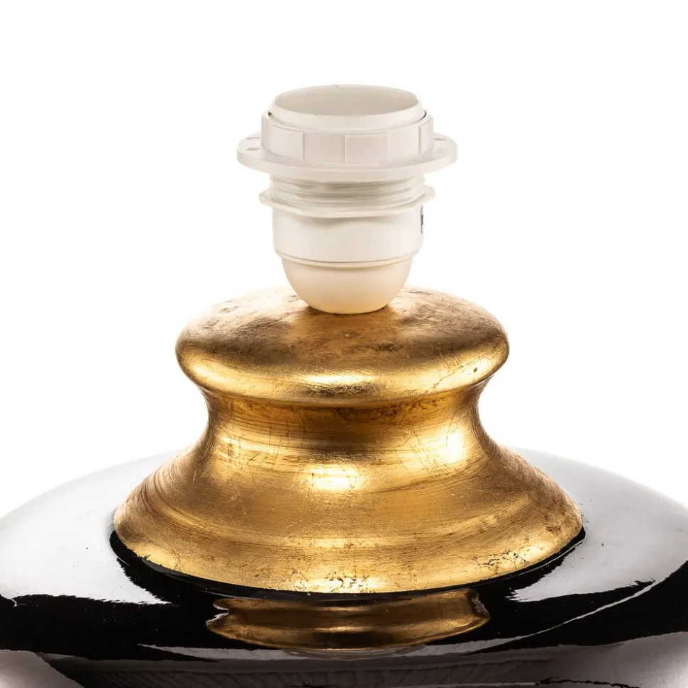 Bordlampe Mozart i spejlet grå/guld
