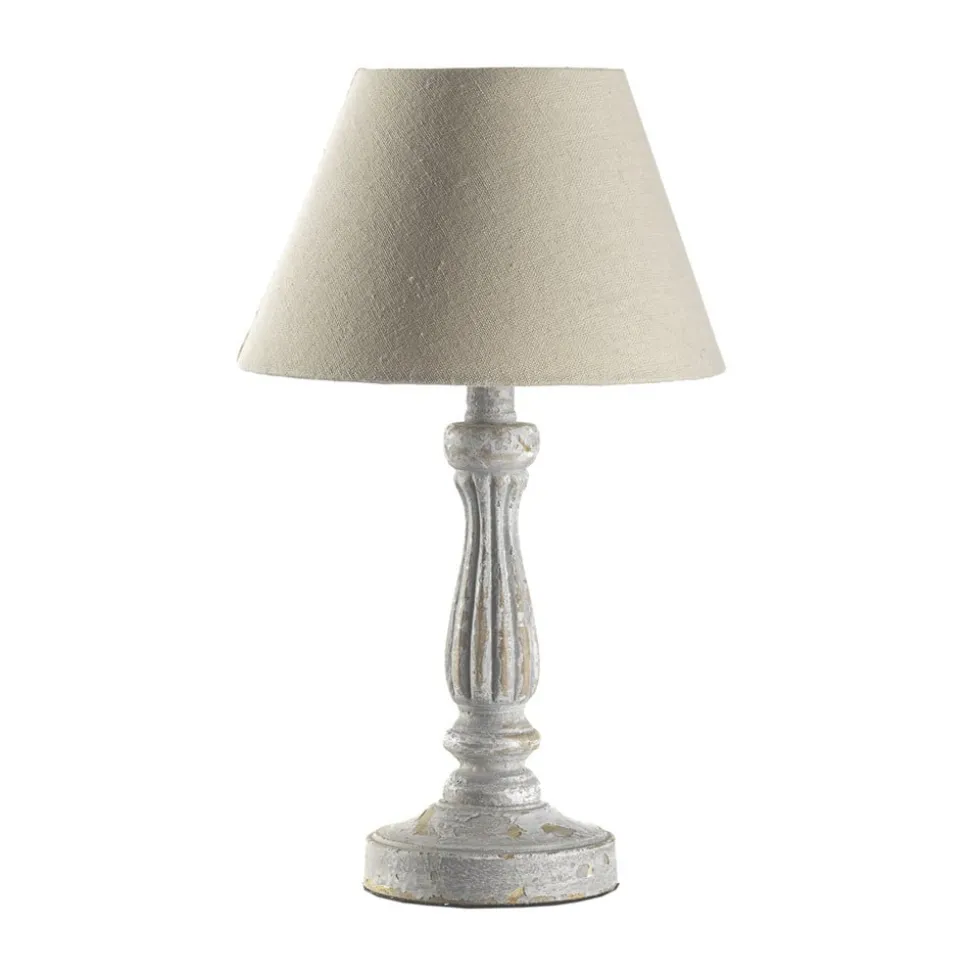 Bordlampe Raffy i ældet træ