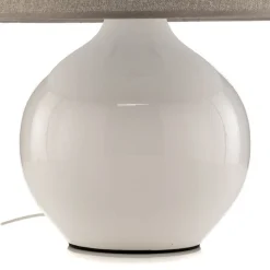 Bordlampe Sfera, højde 53 cm, hvid/grå