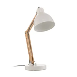 Bordlampe Skansen, justerbar, hvid