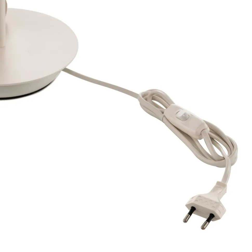 Bordlampe Stellina, stofskærm, søstjerne-dekor