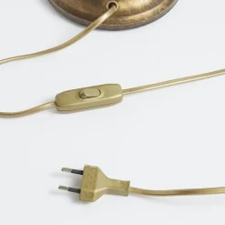 Bordlampe Teresa med krystaller, uden skærm