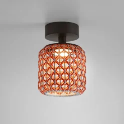 Bover Nans PF/16 LED udendørs loftslampe, rød