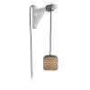 Bover Nans S/16/H LED-hængelampe, stik, brun