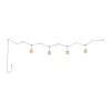 Bover Nans S/16/4L udendørs hængelampe, LED, beige