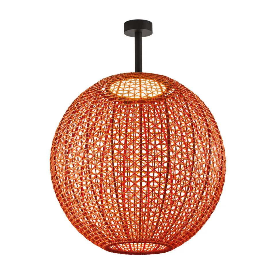 Bover Nans Sphere PF/60 LED udendørs loftslampe rød