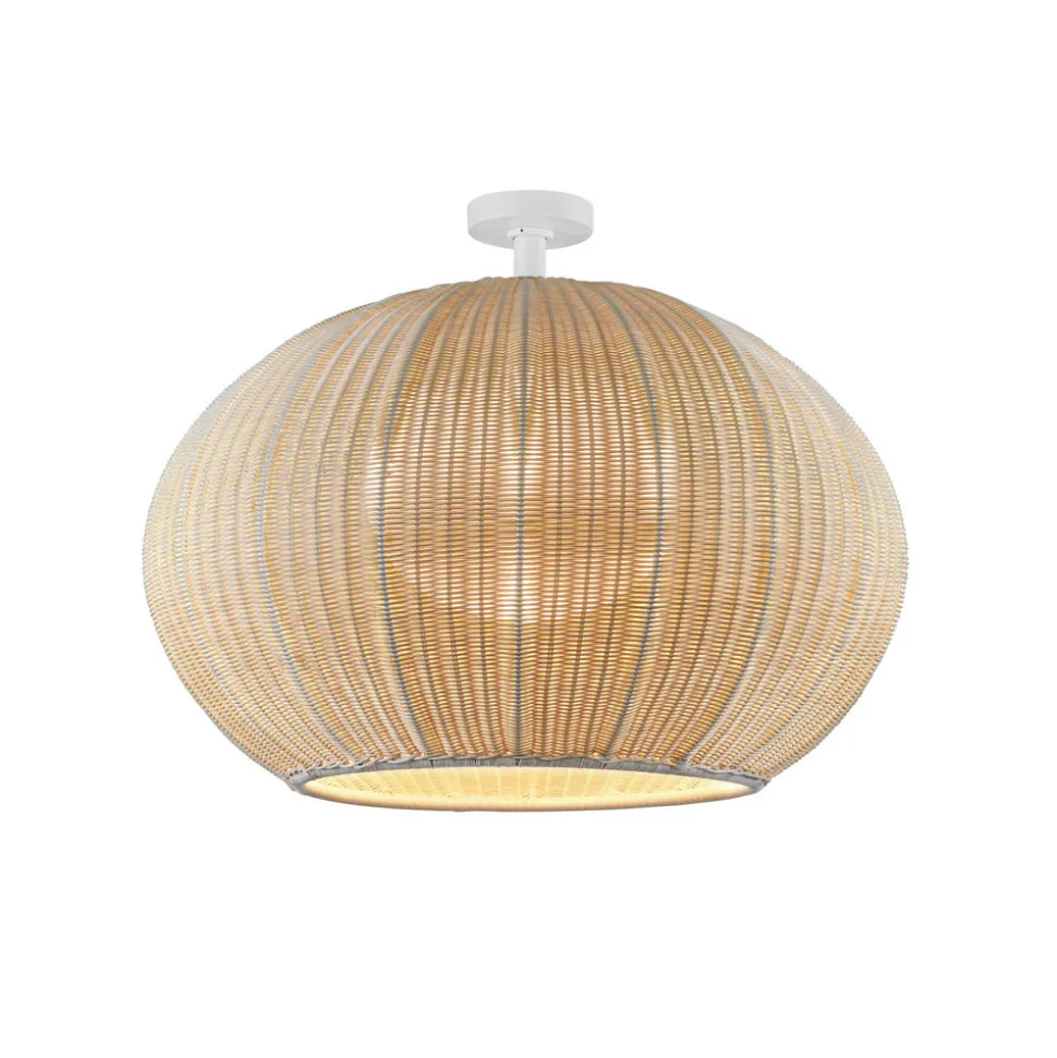 Bover udendørs loftlampe Garota, hvid/elfenbensfarvet