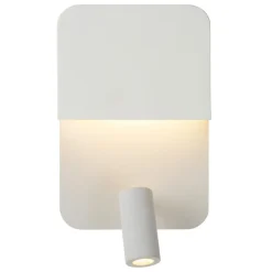 Boxer LED-væglampe med spot, hvid
