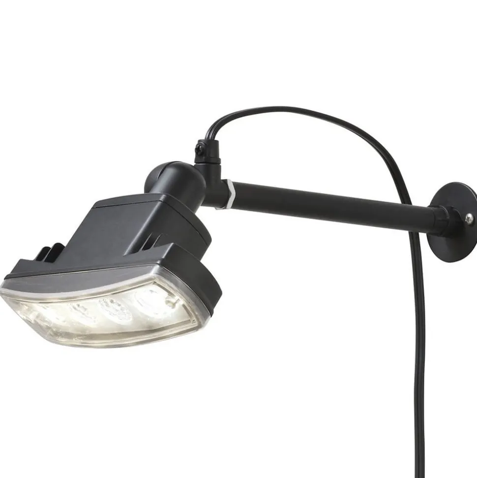 Bredstrålende LED udendørs spotlight Amalfi