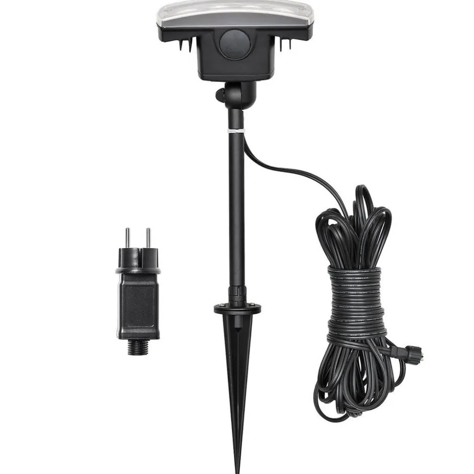Bredstrålende LED udendørs spotlight Amalfi