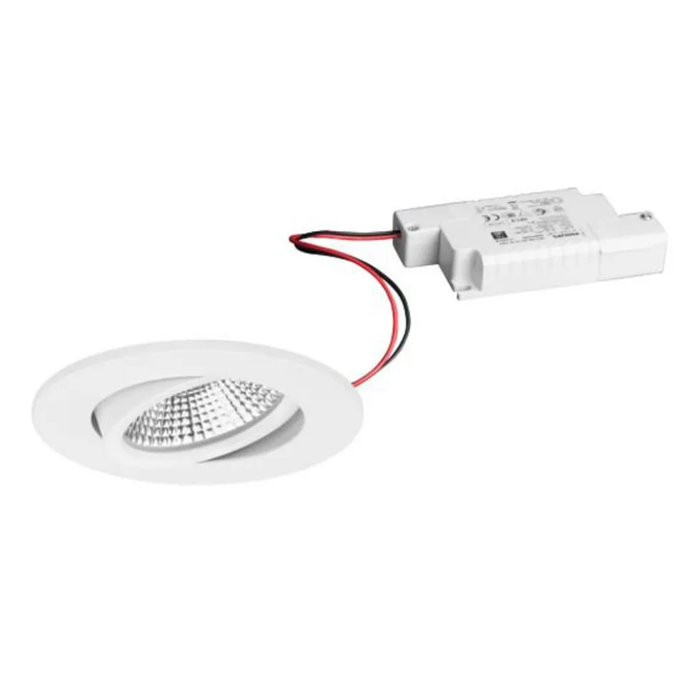 BRUMBERG BB23 indbyg. IP65 RC driver kantet hvid