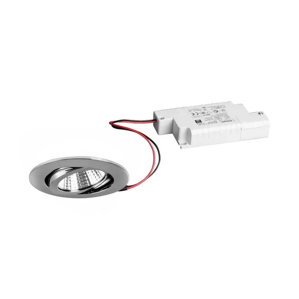 BRUMBERG BB03 indbygning RC driver, kantet, krom