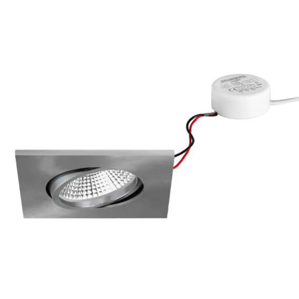 BRUMBERG BB25 IP65 indbyg. RC driver rund nikkel