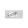 BRUMBERG indbygningsspot Tirrel-S, GU10 fatning, struktureret hvid